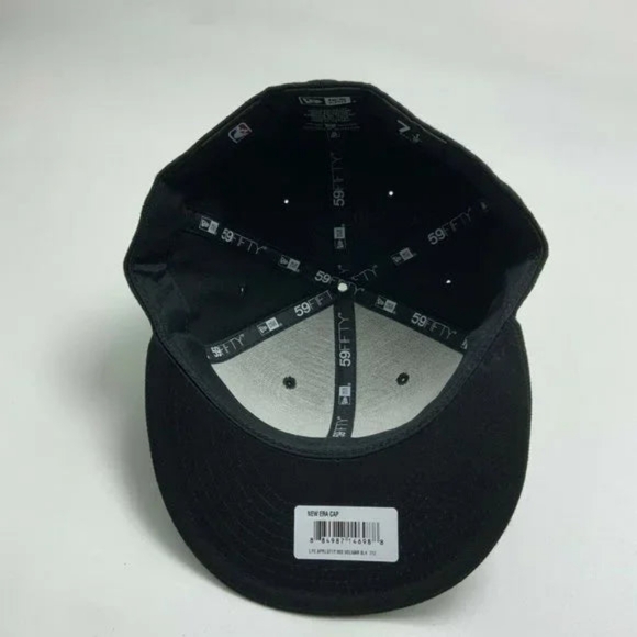 Men's New Era Cap Black Golden State Warriors 59FIFTY NBA All Over NWT - Picture 5 of 5